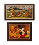 Darren Wilson (American, b.1969) 'Mickey Mouse' Giclees on Canvas