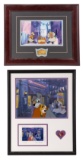 Disney 'Lady and the Tramp' Framed Sericel and Pins