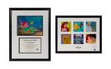 Disney 'The Little Mermaid' Television Production Cel and Sericel
