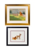 Disney 'Lady and the Tramp' Animation Art Sericels
