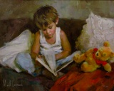 Michael and Inessa Garmash (American, 20th Century) 'Wonderful World' Giclee on Canvas