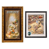 Disney 'Jiminy Cricket' Sericel and Giclee on Paper