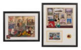 Disney Framed Sericel and Pin Sets