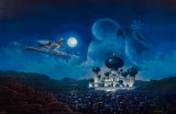 Rodel Gonzales (American, 20th Century) 'Flight over Agrabah' Giclee