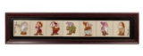 Frank Thomas and Ollie Johnston (American, 20th Century) 'The Seven Dwarfs' Tile Set