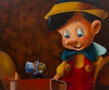 Jon Pinto (American, 20th Century) Oil on Canvas