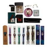 14k Gold and Sterling Silver Jewelry and Watch Assortment