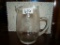 GLASS ETCHED PITCHER
