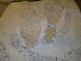 CRYSTAL VASES TWO