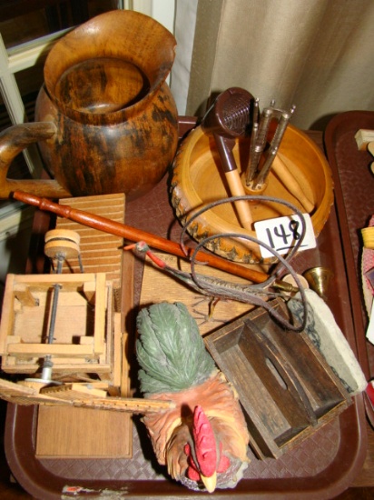 Lot Misc Wood Items