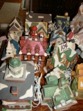 Lot Of Christmas Village Houses
