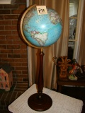 Globe On Wooden Stand