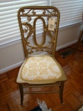 Wooden Gold Chair