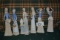 LOT OF TALL LADY LLADRO STYLE REPRODUCTIONS