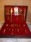 GOLD PLATED FLATWARE SET WITH CHEST
