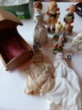 LOT OF BISQUE AND PORCELAIN FIGURINES