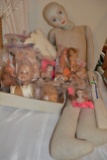 LARGE LOT OF DOLL PARTS