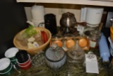 CONTENTS OF COUNTER IN KITCHEN