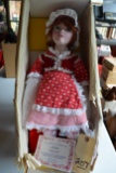 LIMITED EDITION PEPPERMINT PATTY PORCELAIN DOLL