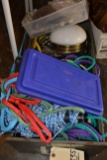 DRAWER LOT WITH CORDS, SKI ROPES