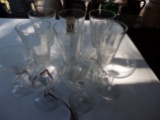 10 PIECES CLEAR GLASS DRINKWARE