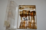 LOT OF GOLD COLORED FLATWARE MARKED JAPAN