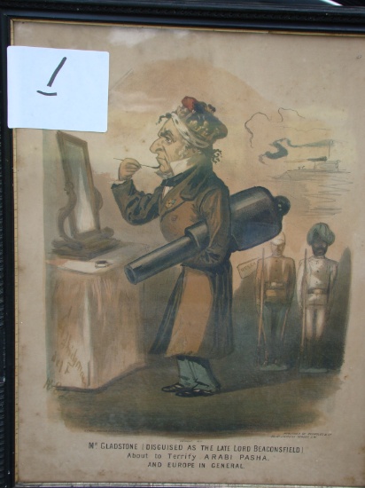 SUPER ANTIQUE PRINT "MR GALDSONE"