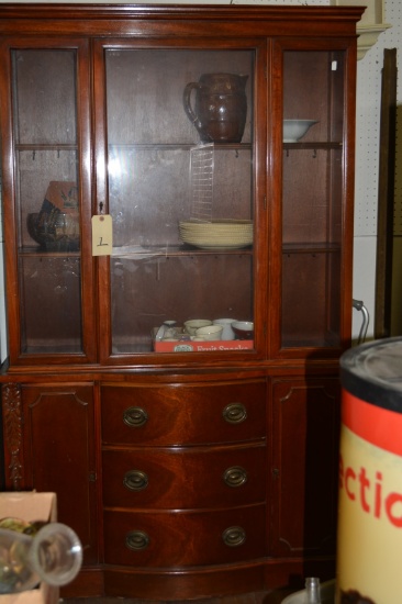 MAHOGANY CHINA CABINET