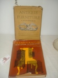 LOT OF 2 ANTIQUE BOOKS ABOUT FURNITURE