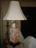 NICE ORIENTAL STYLE LAMP W/SHADE