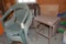 LOT OF CHAIRS, TYPING TABLE