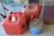 LOT OF FOUR FUEL CANS