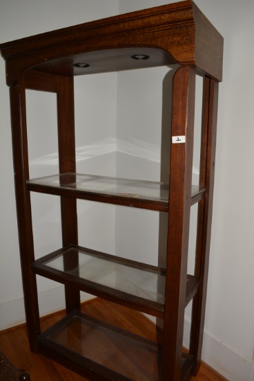 ETAGERE BOOKCASE W/ LIGHTS