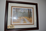 2 PIECES OF FRAMED ART BY JIM HARRISON