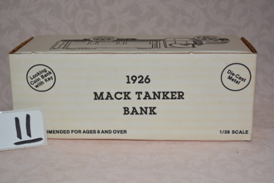 "1926 MACK TANKER BANK" BY ERTL