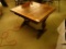 OAK PUB TABLE W/2 1 FT PULL OUT LEAVES.