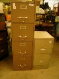LOT OF 2 METAL FILING CABINETS