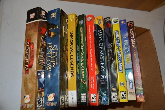 Lot of 10 PC/Mac Hidden Object Games