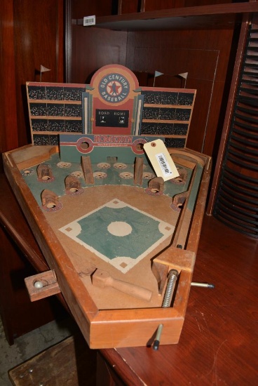 Table Top Baseball Pinball Game