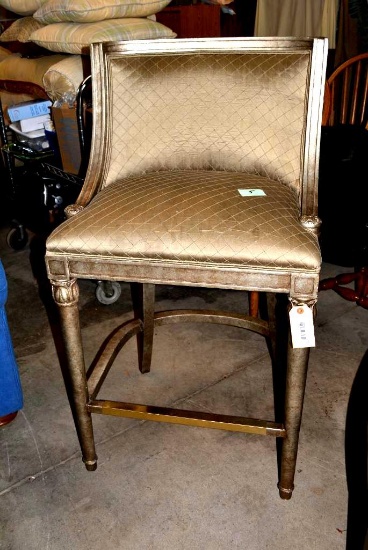 Italian Style Upholstered Bar Stool