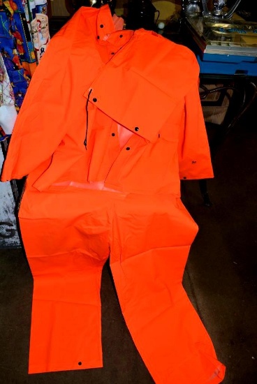 Two PVC Safety Suits