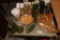 Table Lot of Glass Ware