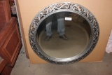 Round Mirror Silver Color