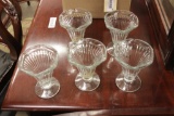 Lot of 5 Ice Cream dishes