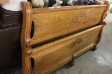 King Size Oak Bed