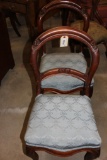 Matching Pr of Walnut Victorian Chairs