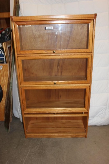 Oak Lawyer's Style Bookcase