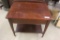 MAHOGANY END TABLE
