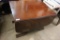 MAHOGANY DINING TABLE W/LEAF