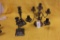 SILVER PLATE CANDLE HOLDERS